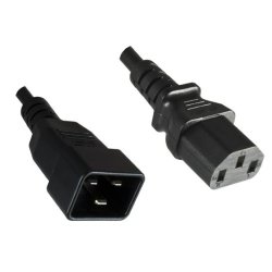 PowerCord C13-C20 10A 1m Black