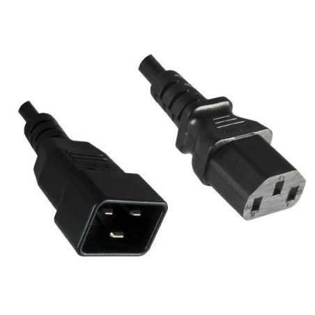 Microconnect PE030610 câble électrique Noir 1 m Coupleur C13 Coupleur C20