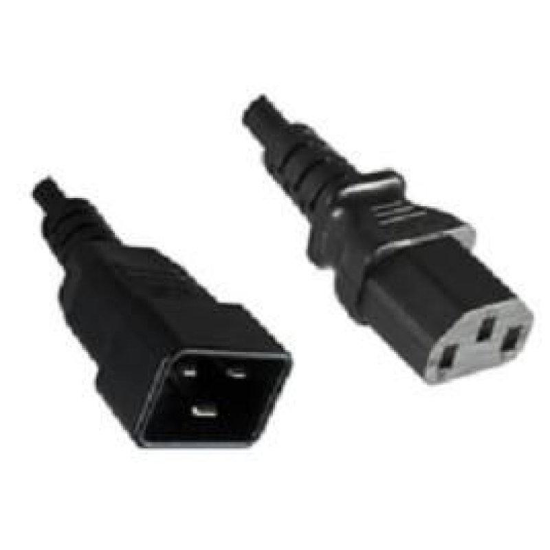 PowerCord C13-C20 10A 2m Black