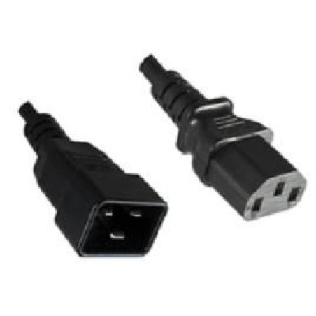 Microconnect PE030620 câble électrique Noir 2 m Coupleur C13 Coupleur C20