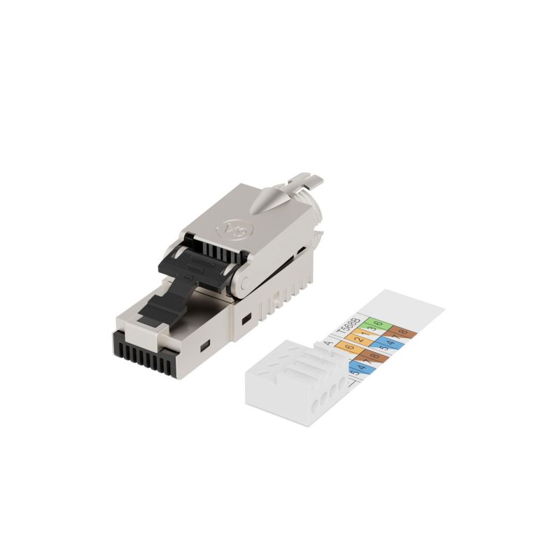 RJ45 FTP plug Cat6a for