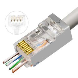 RJ45 STP plug Cat6 for