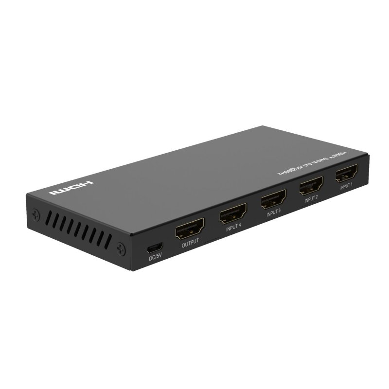 4K@60Hz HDMI Switch 4x1, HDCP