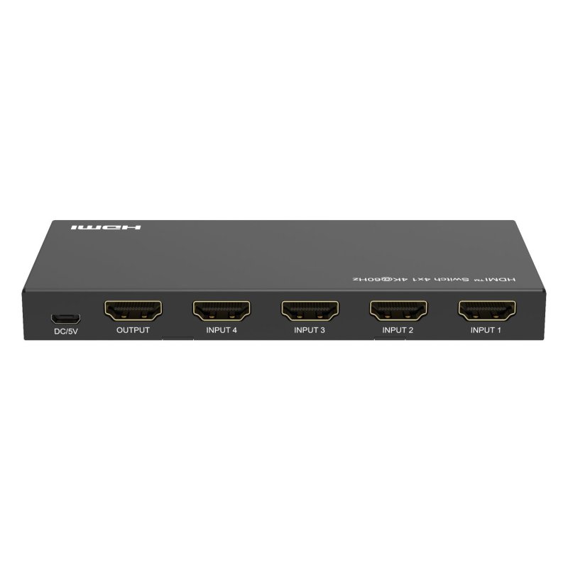 Microconnect MC-HDMISWITCH0401-4K commutateur vidéo