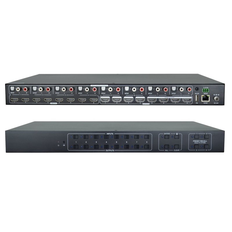 Vivolink VLHDMIMAT8X8 matrix switcher AV matrix switcher 24 W