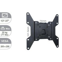 Vivolink VLMW1337 TV mount/stand 94 cm (37") Black