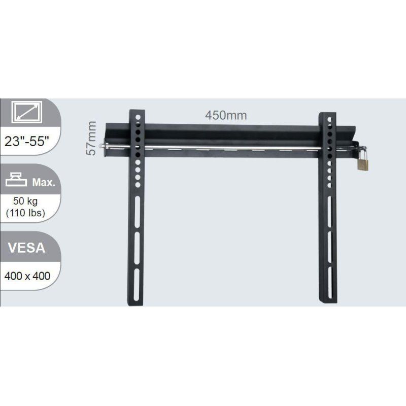 Vivolink VLMW2355 TV mount/stand 139.7 cm (55") Black