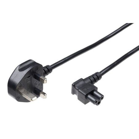Microconnect PE090818A câble électrique Noir 1,8 m Prise d'alimentation type G Coupleur C5