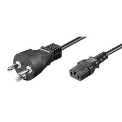 Microconnect PE1204100R câble électrique Noir 10 m IEC 320 Coupleur C13