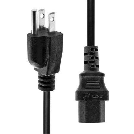 Power Cord US to C13 1M Black