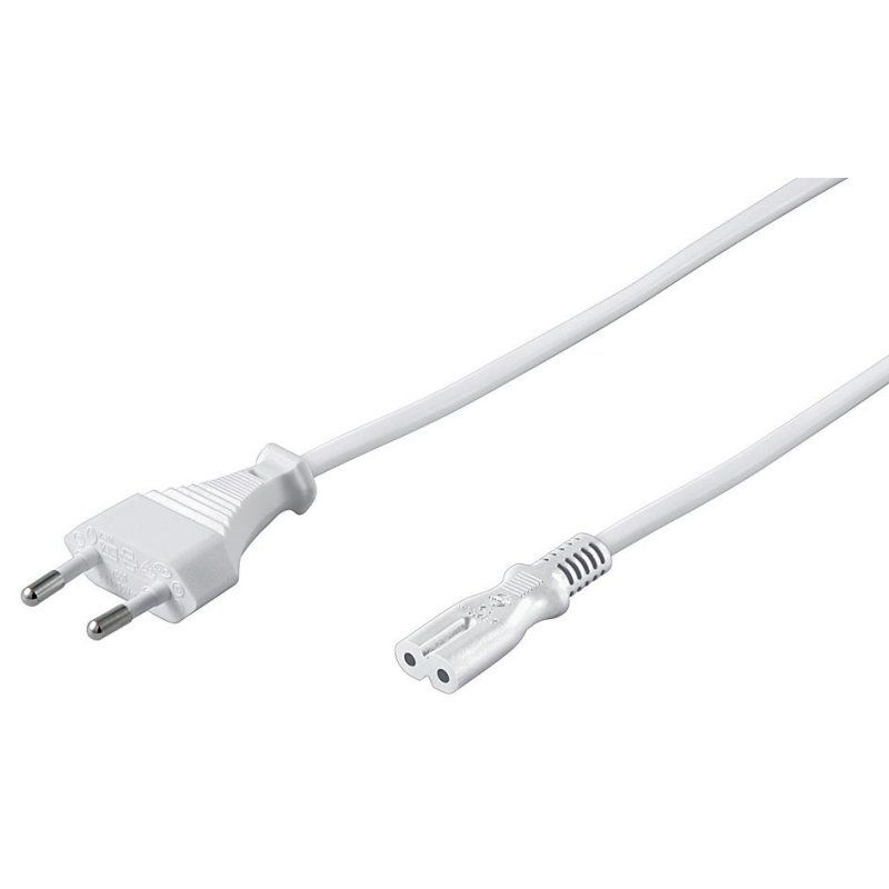 Power Cord Notebook 10m White