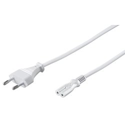 Microconnect PE030715W power cable White 1.5 m C7 coupler