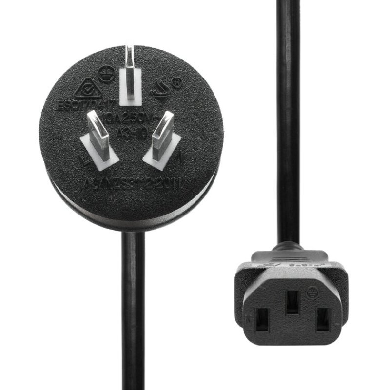ProXtend Type I (Australia) to C13 Power Cord Black 2m