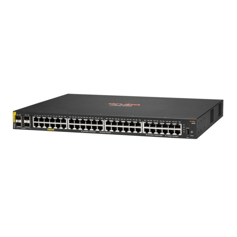 HPE Aruba Networking Aruba 6000 48G Class4 PoE 4SFP 370W Managed L3 Gigabit Ethernet (10/100/1000) Power over Ethernet