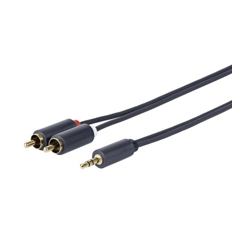 Vivolink PROMJRCA10 audio cable 10 m 3.5mm 2 x RCA Black