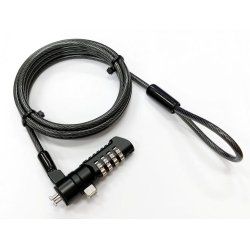 eSTUFF GLB220105 cable lock Black 1.8 m