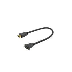 Vivolink PROHDMIHDFMWP câble HDMI 0,2 m HDMI Type A (Standard) Noir