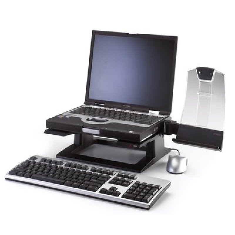 3M 7000080735 laptop stand Black