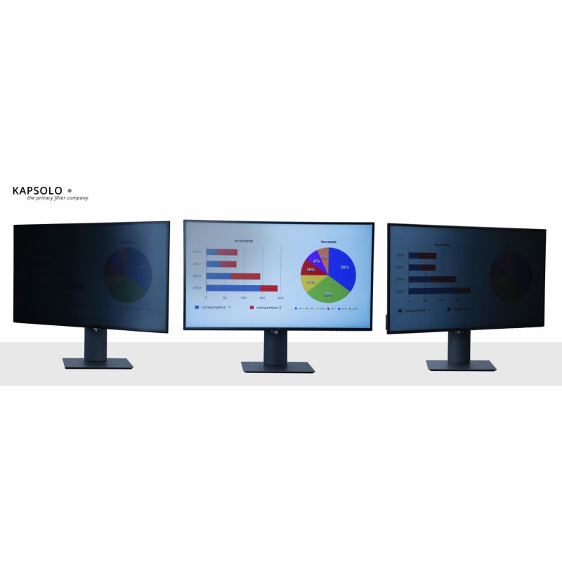 KAPSOLO Écran de confidentialité insérable à 2 angles pour 71,1cm (28") Wide 16:10