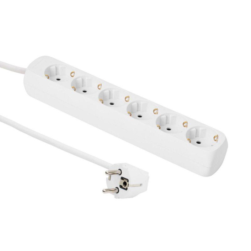 Microconnect GRU00615W multiprise 1,5 m 6 sortie(s) CA Blanc