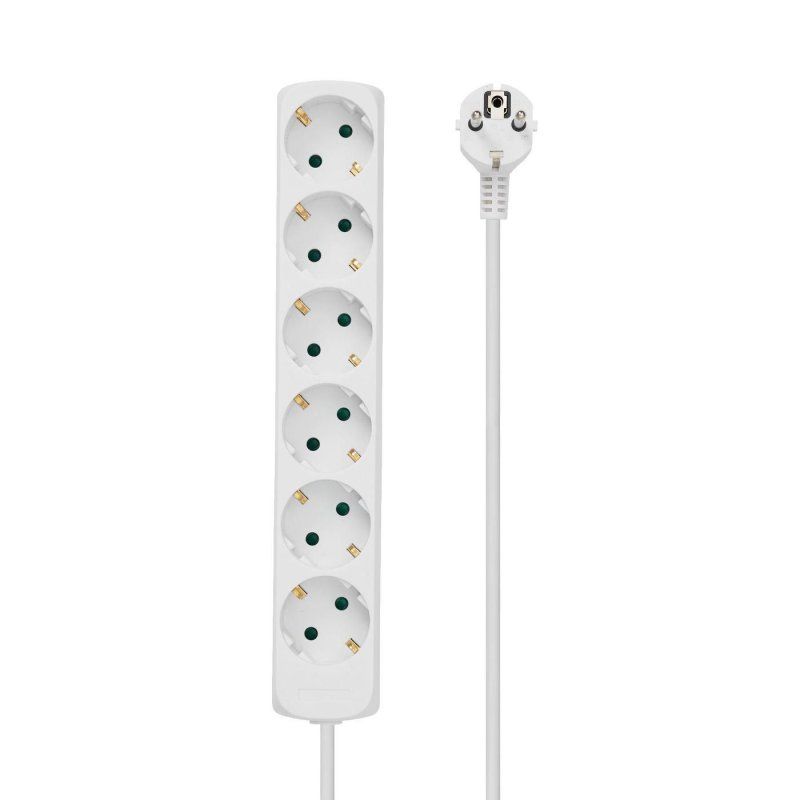 Microconnect GRU00615W multiprise 1,5 m 6 sortie(s) CA Blanc