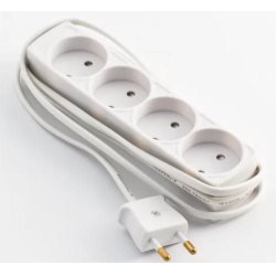 4-way power stripno earth,