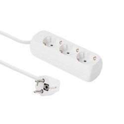Microconnect GRU0035W prise de courant 3 x Type F Blanc