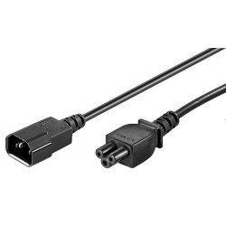 Microconnect PE080610 power cable Black 1 m C14 coupler C5 coupler