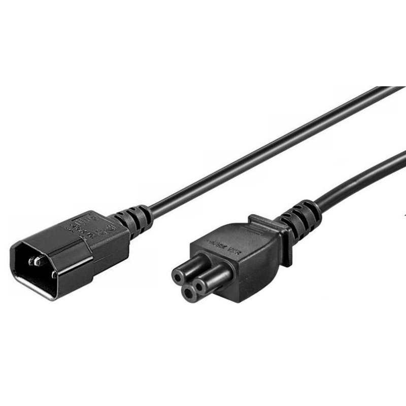 Microconnect PE080610 power cable Black 1 m C14 coupler C5 coupler