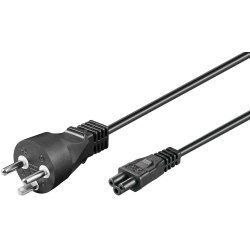 Microconnect PE120810 câble électrique Noir 1 m Prise d'alimentation type K Coupleur C5