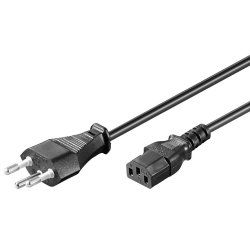 Microconnect PE160450 câble électrique Noir 5 m Coupleur C13