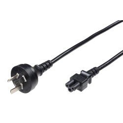 Microconnect PE150818 câble électrique Noir 1,8 m Prise d'alimentation type I Coupleur C5