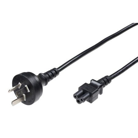Microconnect PE150818 câble électrique Noir 1,8 m Prise d'alimentation type I Coupleur C5
