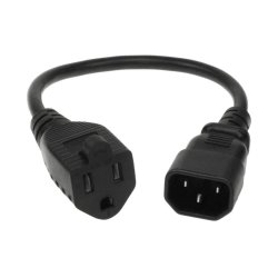 Power cord NEMA 5-15R F to