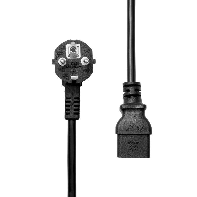 ProXtend PC-FAC19-003 câble électrique Noir 3 m Prise d'alimentation type F Coupleur C19