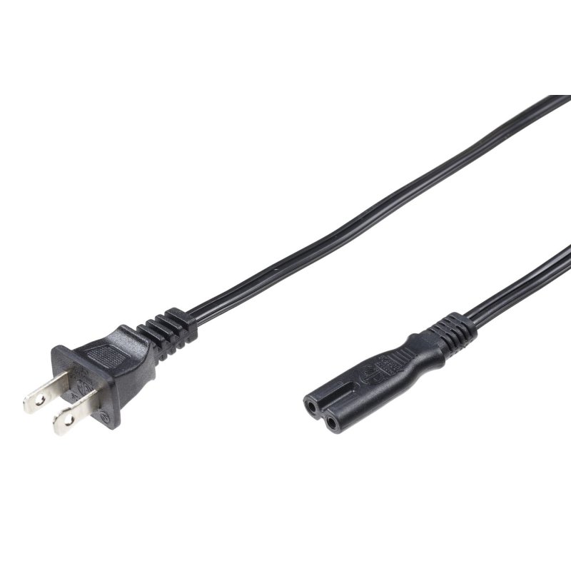 Microconnect PE110718 câble électrique Noir 1,8 m Prise d'alimentation type A Coupleur C7