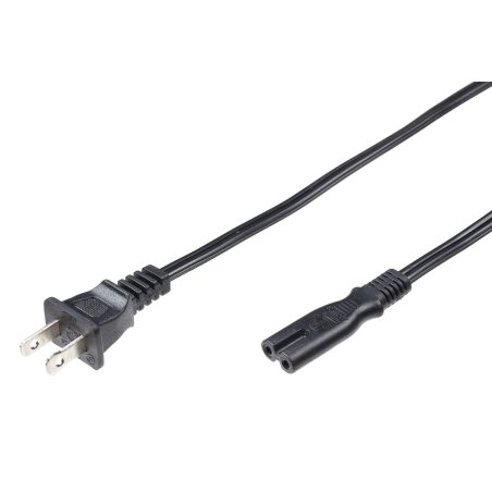 Microconnect PE110718 câble électrique Noir 1,8 m Prise d'alimentation type A Coupleur C7