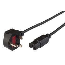 Microconnect PE090420C15 power cable Black 2 m BS 1363 C15 coupler