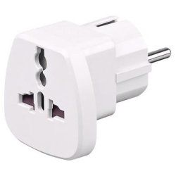 Microconnect PETRAVEL power plug adapter Universal White