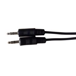 Microconnect AUDLL5 audio cable 5 m 3.5mm Black