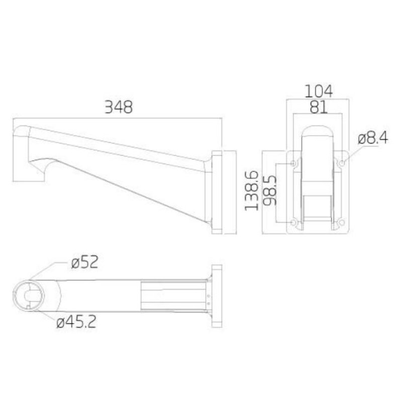 Ernitec 0070-10108 security camera accessory Mount