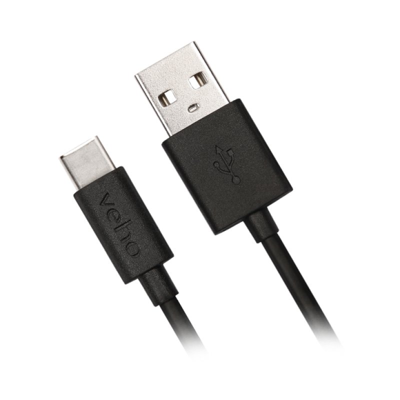 Veho VCL-003-C-1M USB cable USB A USB C Black