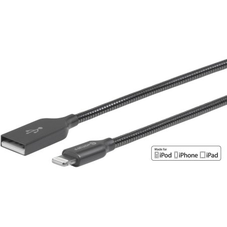 eSTUFF ES601065 lightning cable 0.5 m Grey