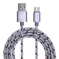 Grab&Go 1m Braided Micro-USB