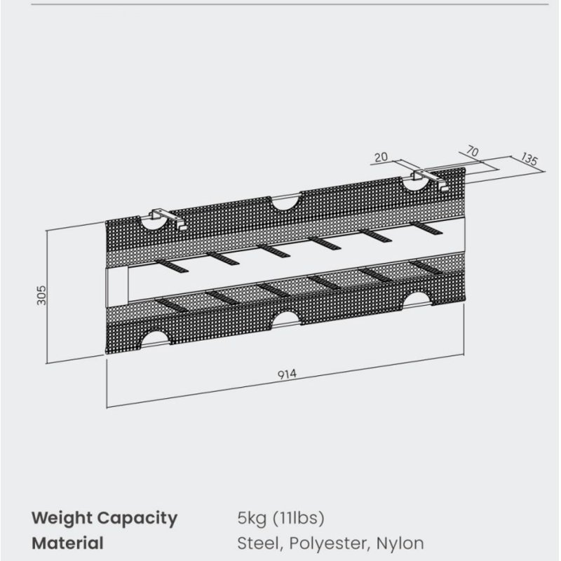 Vivolink VLUDCM914 accessoire de câble Système de gestion de câbles