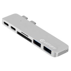 eSTUFF ES84122-SILVER laptop dock/port replicator USB 3.2 Gen 1 (3.1 Gen 1) Type-C