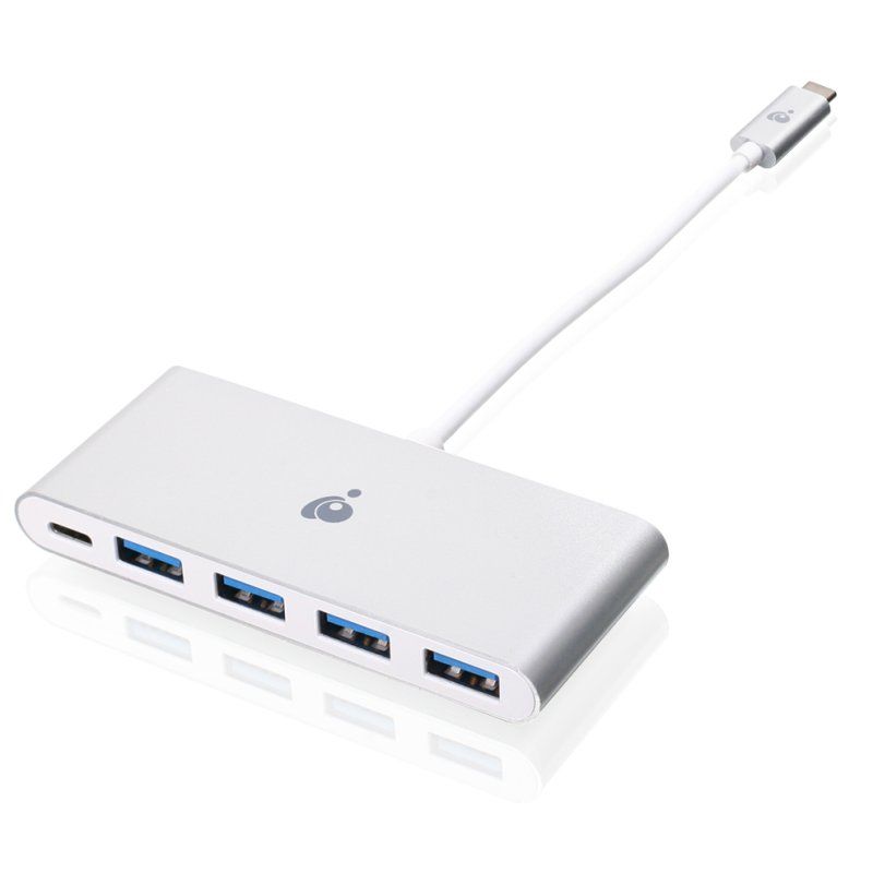 iogear GUH3C4PD interface hub USB 3.2 Gen 1 (3.1 Gen 1) Type-C 5000 Mbit/s White