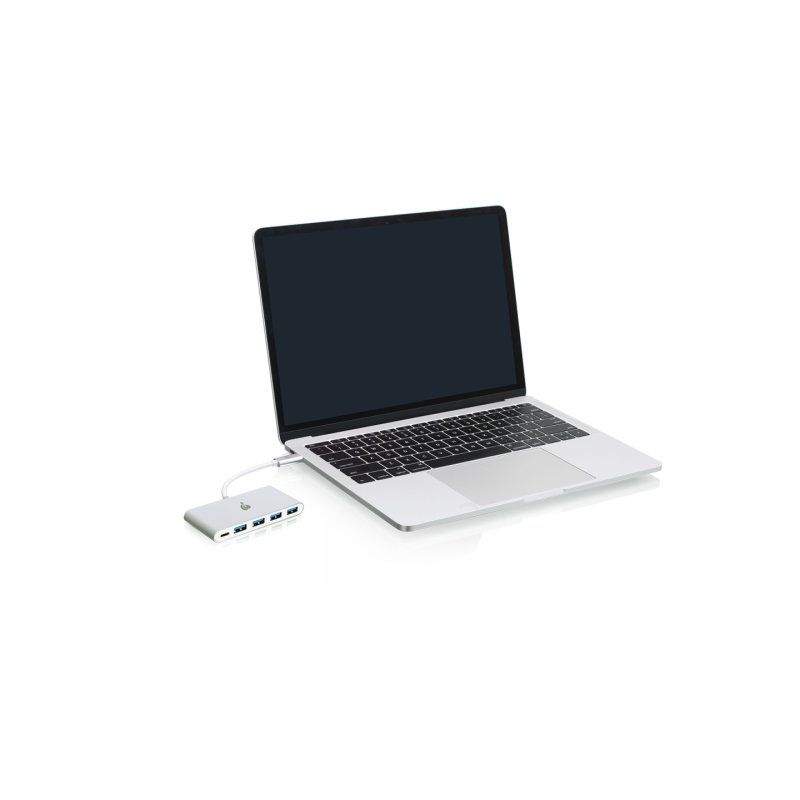 iogear GUH3C4PD interface hub USB 3.2 Gen 1 (3.1 Gen 1) Type-C 5000 Mbit/s White