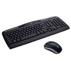 Logitech Wireless Combo MK330 clavier Souris incluse Bureau USB QWERTZ Allemand Noir