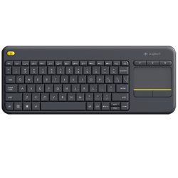 Logitech K400 Plus Tv clavier Universel RF sans fil QWERTY US International Noir